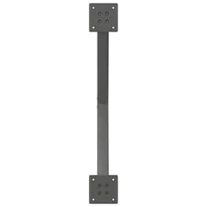 Nohy k jídelnímu stolu ve tvaru X, 2 ks, antracitové, 80 x (72-73) cm, ocel - obrázek 7