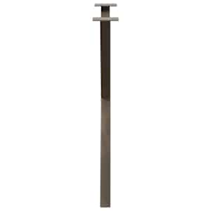 Nohy k jídelnímu stolu ve tvaru X, 2 ks, přírodní ocel, 80 x (72-73) cm, ocel - obrázek 6