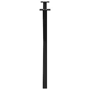 Nohy k jídelnímu stolu ve tvaru X, 2 ks, černé, 90 x (72-73) cm, ocel - obrázek 6