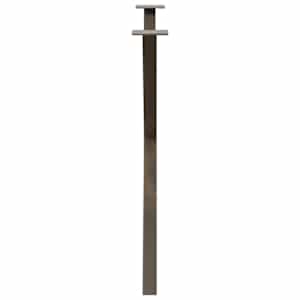 Nohy k jídelnímu stolu ve tvaru X, 2 ks, přírodní ocel, 90 x (72-73) cm, ocel - obrázek 6