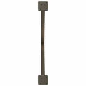 Nohy k jídelnímu stolu ve tvaru X, 2 ks, přírodní ocel, 90 x (72-73) cm, ocel - obrázek 7