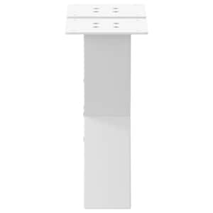 Nohy konferenčního stolku ve tvaru X, 2 ks, bílé, 30 x (30-31) cm, ocel - obrázek 6