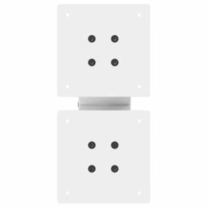 Nohy konferenčního stolku ve tvaru X, 2 ks, bílé, 30 x (30-31) cm, ocel - obrázek 7