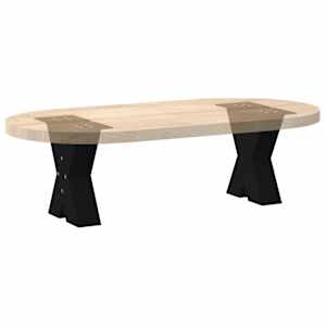 Nohy konferenčního stolku ve tvaru X, 2 ks, černé, 40 x (30-31) cm, ocel - obrázek 8