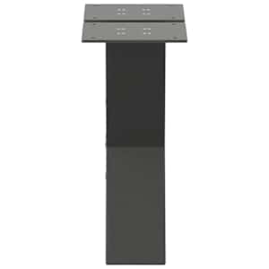 Nohy konferenčního stolku ve tvaru X, 2 ks, antracitové, 40 x (30-31) cm, ocel - obrázek 6