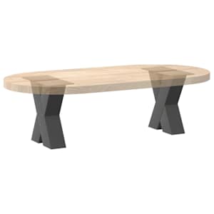 Nohy konferenčního stolku ve tvaru X, 2 ks, antracitové, 40 x (30-31) cm, ocel - obrázek 8