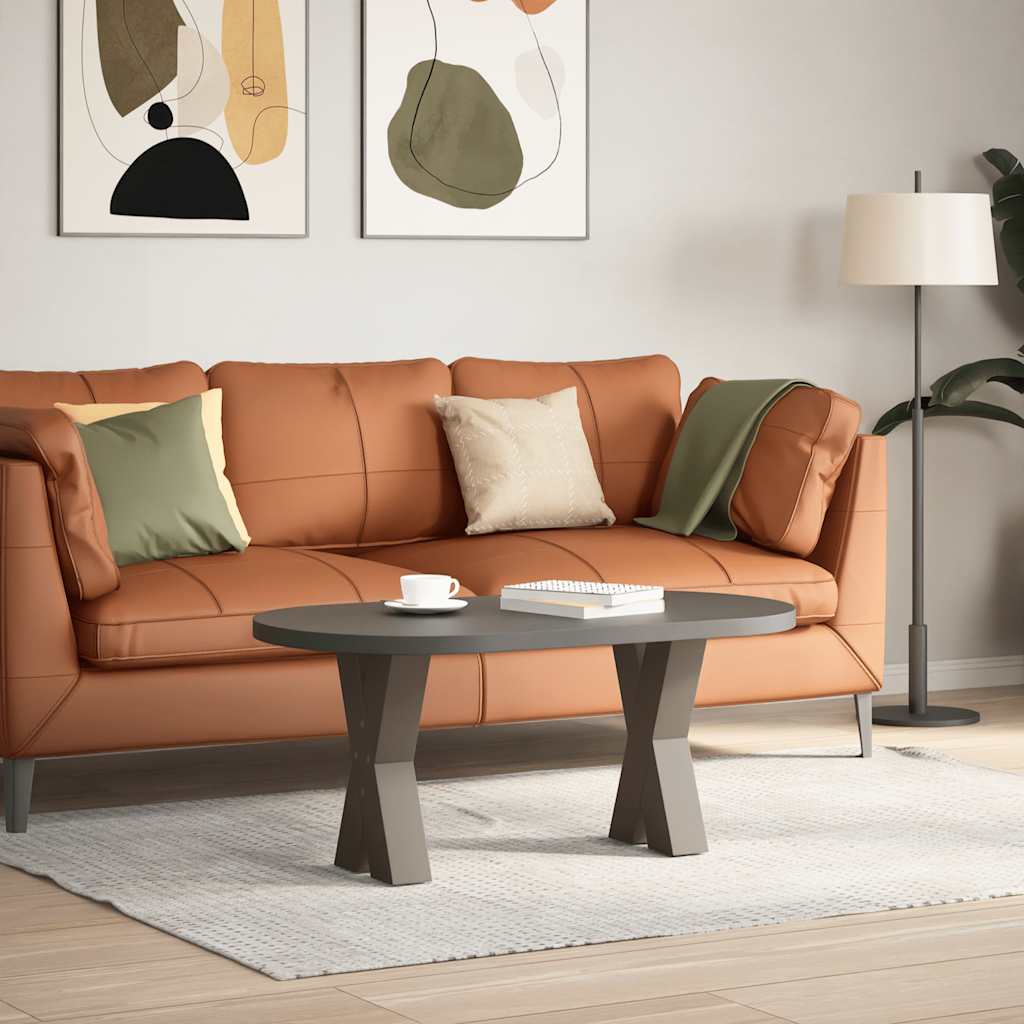 vidaXL 2 db X alakú natúr acél dohányzóasztal láb 28 x (42-43) cm