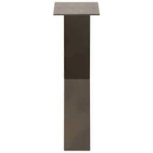 Nohy konferenčního stolku ve tvaru X, 2 ks, přírodní ocel, 38 x (42-43) cm, ocel - obrázek 6
