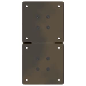 Nohy konferenčního stolku ve tvaru X, 2 ks, přírodní ocel, 38 x (42-43) cm, ocel - obrázek 7