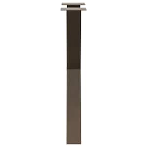Nohy k jídelnímu stolu ve tvaru X, 2 ks, přírodní ocel, 50 x (72-73) cm, ocel - obrázek 6