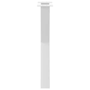 Nohy k jídelnímu stolu ve tvaru X, 2 ks, bílé, 60 x (72-73) cm, ocel - obrázek 6