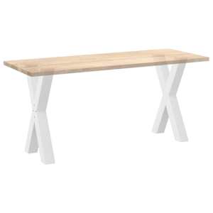 Nohy k jídelnímu stolu ve tvaru X, 2 ks, bílé, 60 x (72-73) cm, ocel - obrázek 8