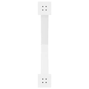 Nohy k jídelnímu stolu ve tvaru X, 2 ks, bílé, 90 x (72-73) cm, ocel - obrázek 7