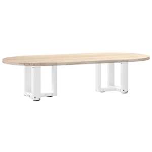 Nohy konferenčního stolku ve tvaru T, 2 ks, bílé, 30 x 25 x (30-31) cm, ocel - obrázek 8