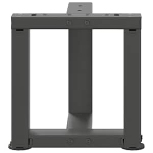Nohy konferenčního stolku ve tvaru T, 2 ks, antracitové, 30 x 25 x (30-31) cm, ocel - obrázek 6