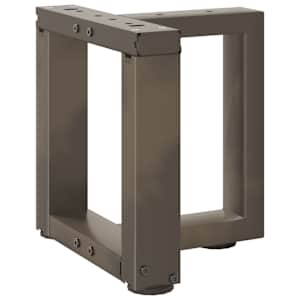Nohy konferenčního stolku ve tvaru T, 2 ks, černé, 30 x 25 x (30-31) cm, ocel - obrázek 3