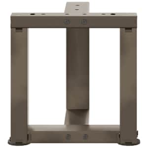 Nohy konferenčního stolku ve tvaru T, 2 ks, černé, 30 x 25 x (30-31) cm, ocel - obrázek 6