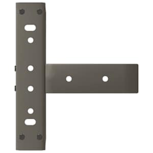 Nohy konferenčního stolku ve tvaru T, 2 ks, černé, 30 x 25 x (30-31) cm, ocel - obrázek 7