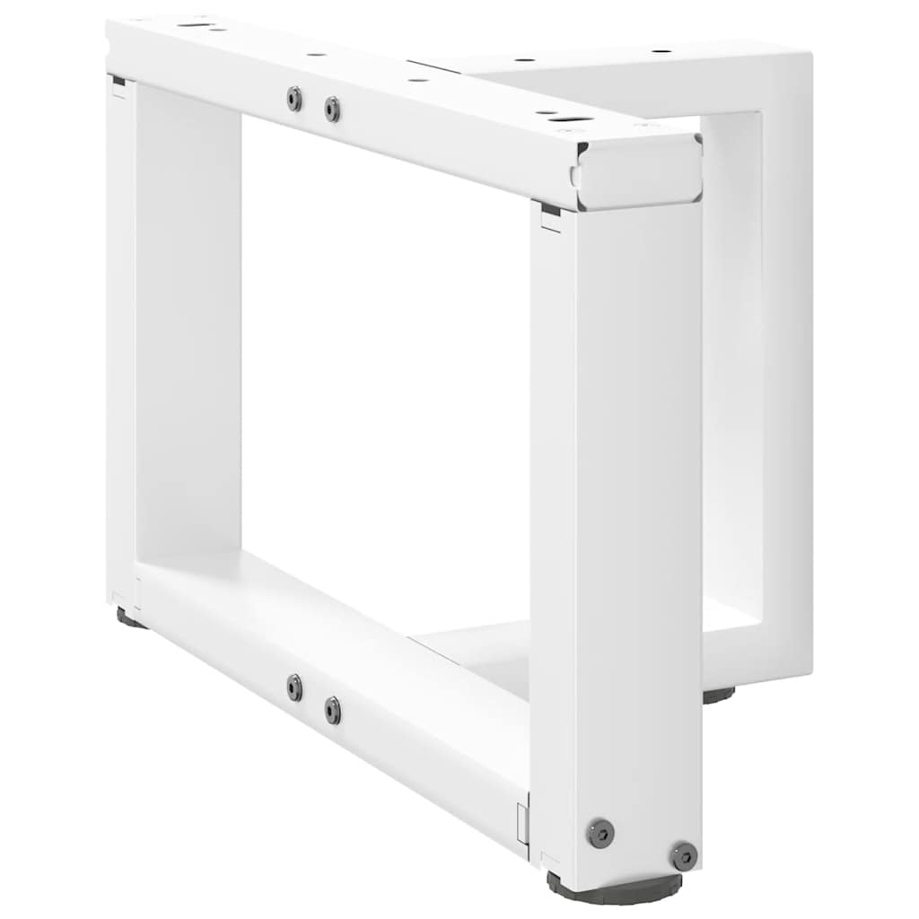 Thumbnail - vidaXL Couchtischbeine T-Form 2 Stk. Weiß 40x25x(30-31) cm Stahl