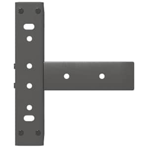 Nohy konferenčního stolku ve tvaru T, 2 ks, antracitové, 38 x 25 x (42-43) cm, ocel - obrázek 7