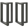 vidaXL s&ouml;&ouml;gilaua jalad, T-kujulised, 2 tk, antratsiithall, 50 x 35 x (72-73) cm, teras