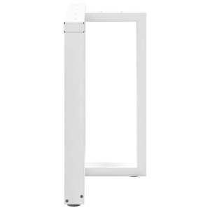 Nohy k jídelnímu stolu ve tvaru T, 2 ks, bílé, 70 x 35 x (72-73) cm, ocel - obrázek 4