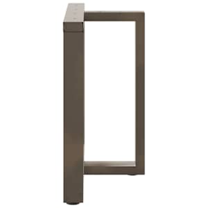 Nohy k jídelnímu stolu ve tvaru T, 2 ks, černé, 70 x 35 x (72-73) cm, ocel - obrázek 4