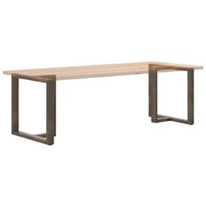 Nohy k jídelnímu stolu ve tvaru T, 2 ks, černé, 70 x 35 x (72-73) cm, ocel - obrázek 8