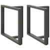 vidaXL s&ouml;&ouml;gilaua jalad, T-kujulised, 2 tk, antratsiithall, 90 x 35 x (72-73) cm, teras