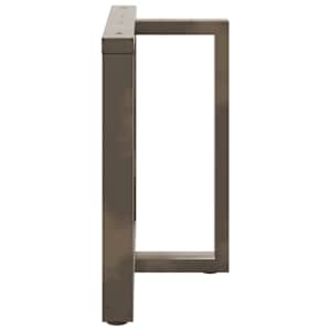 Nohy k jídelnímu stolu ve tvaru T, 2 ks, černé, 90 x 35 x (72-73) cm, ocel - obrázek 5