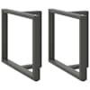 vidaXL s&ouml;&ouml;gilaua jalad, T-kujulised, 2 tk, antratsiithall, 100 x 35 x (72-73) cm, teras