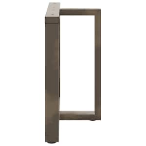 Nohy k jídelnímu stolu ve tvaru T, 2 ks, černé, 100 x 35 x (72-73) cm, ocel - obrázek 4