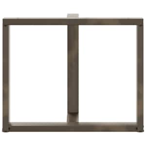 Nohy k jídelnímu stolu ve tvaru T, 2 ks, černé, 100 x 35 x (72-73) cm, ocel - obrázek 6