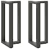 vidaXL baarilaua jalad T-kujulised 2 tk, antratsiithall, 50 x 35 x (90-91) cm, teras