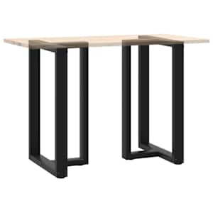 Nohy barového stolu ve tvaru T, 2 ks, černé, 60 x 35 x (90-91) cm, ocel - obrázek 8