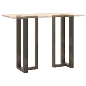 Nohy barového stolu ve tvaru T, 2 ks, černé, 50 x 35 x (100-101) cm, ocel - obrázek 8