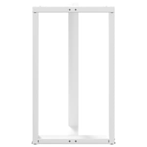 Nohy barového stolu ve tvaru T, 2 ks, bílé, 60 x 35 x (100-101) cm, ocel - obrázek 6