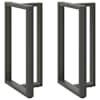 vidaXL baarilaua jalad T-kujulised 2 tk, antratsiithall, 60 x 35 x (100-101) cm, teras