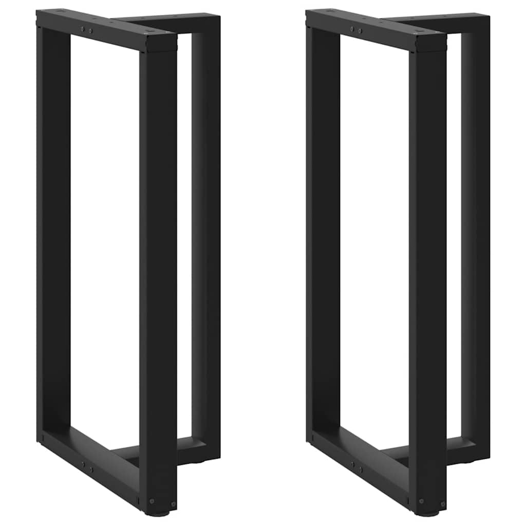 vidaXL Nohy barového stolku ve tvaru T 2 ks černé 50x35x(90-91) cm
