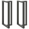 vidaXL baarilaua jalad T-kujulised 2 tk, antratsiithall, 60 x 35 x (110-111) cm, teras