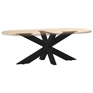 Noha konferenčního stolku ve tvaru pavouka černá 98 x 58 x (42-43) cm ocel - obrázek 6