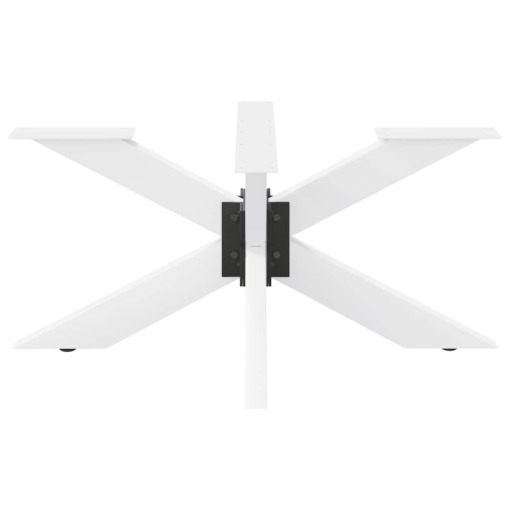 Thumbnail - vidaXL Couchtischbein in Spinnenform Weiß 98x58x(42-43) cm Stahl