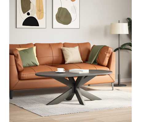 vidaXL Picior masă de cafea, formă de păianjen, antracit, 98x58x(42-43) cm, oțel