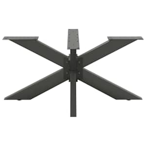 Noha konferenčního stolku ve tvaru pavouka antracitová 98 x 58 x (42-43) cm ocel - obrázek 3