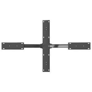 Noha konferenčního stolku ve tvaru pavouka antracitová 98 x 58 x (42-43) cm ocel - obrázek 5