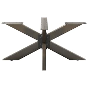 Noha konferenčního stolku ve tvaru pavouka černá 98 x 58 x (42-43) cm ocel - obrázek 3