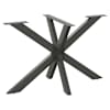 vidaXL s&ouml;&ouml;gilaua jalg, &auml;mblikukujuline, antratsiithall, 120 x 68 x (72-73) cm, teras