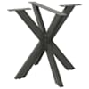 vidaXL s&ouml;&ouml;gilaua jalg, &auml;mblikukujuline, antratsiithall, 85 x 85 x (72&ndash;73) cm, teras