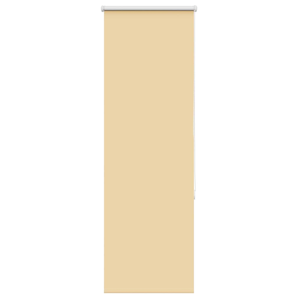 vidaXL Verdunkelungsrollo Beige 40x130cm Stoffbreite 35,7 cm Polyester