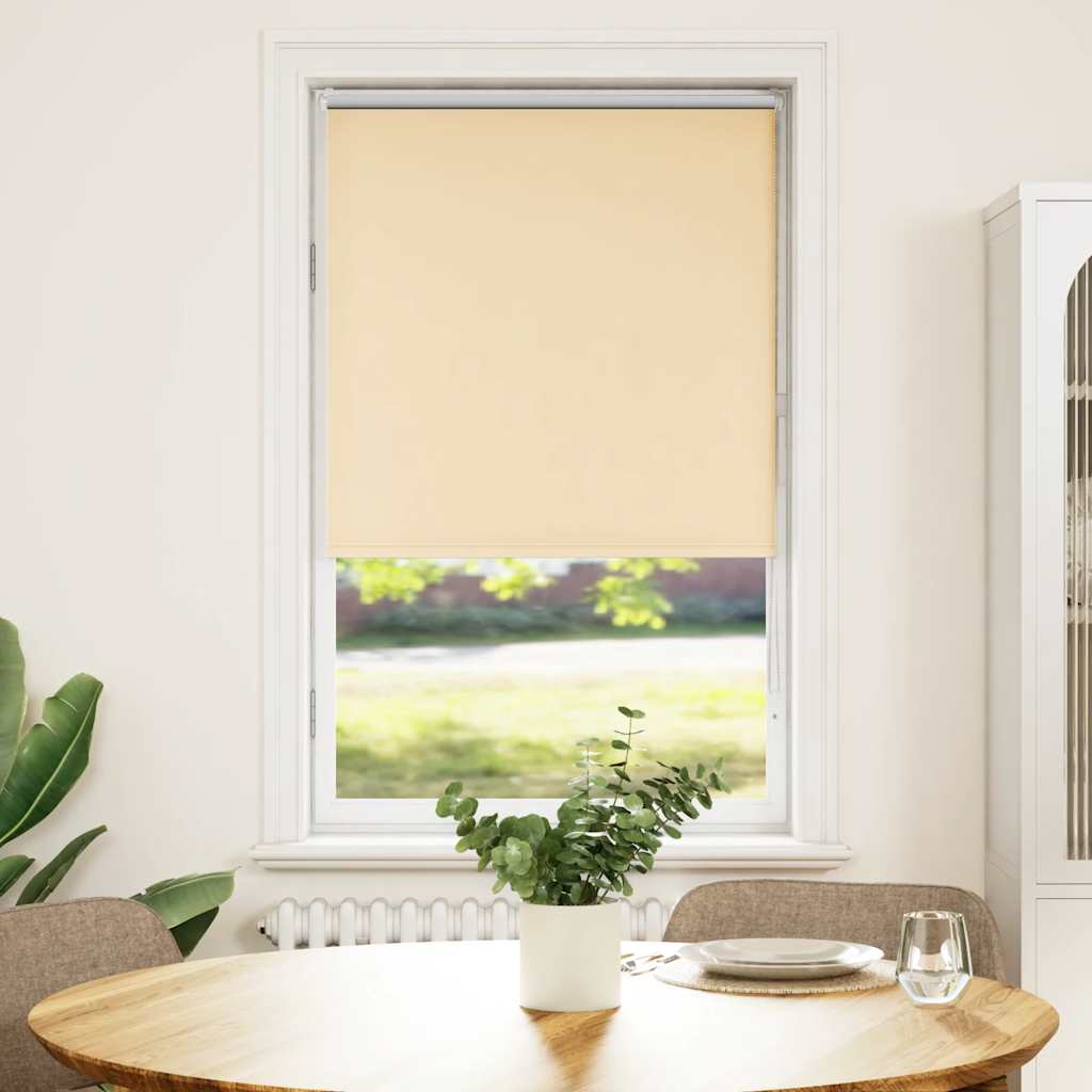 vidaXL Rolgordijn verduisterend 85x130cm stofbreedte 80,7 cm polyester afbeelding